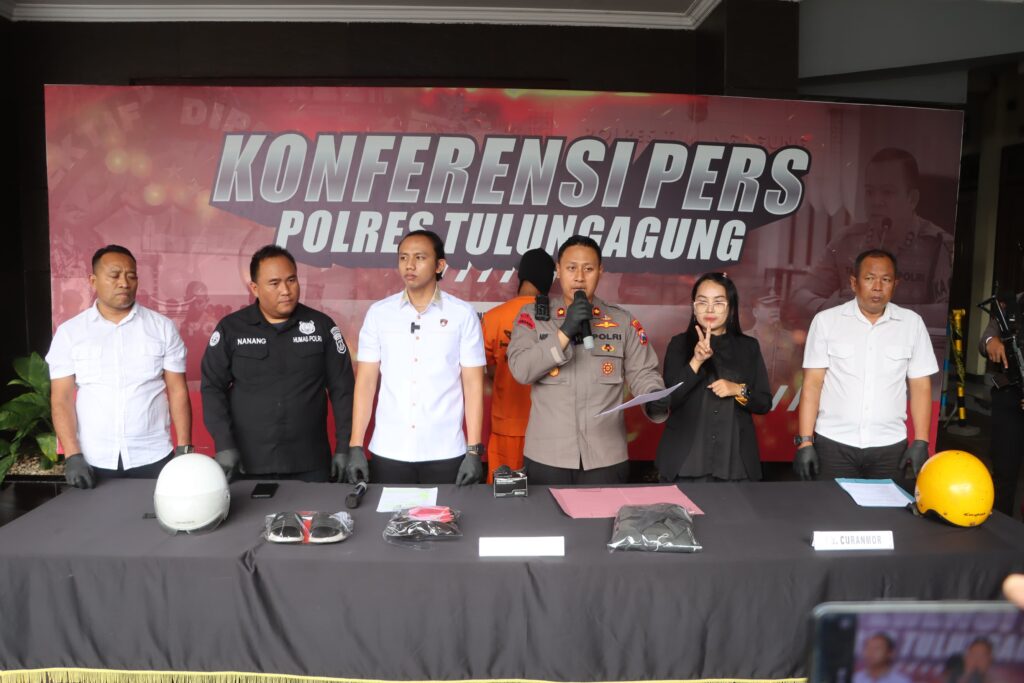 Satreskrim Polres Tulungagung Tangkap 2 Pelaku Curanmor Asal Jombang, Keduanya Orang tua dan Anak Tiri