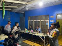 Jaga Sitkamtibmas Tetap Kondusif, Personil Polsek Cikijing Sambangi Warga Desa Cikijing
